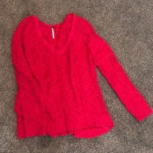 Free People V neck sweater